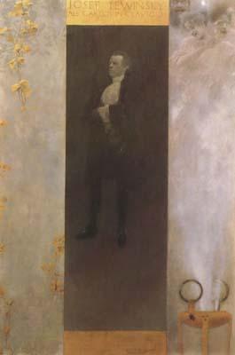 Gustav Klimt Hofburg Actor Josef Lewinsky as Carlos (mk20) Sweden oil painting art